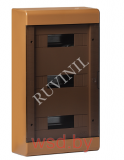 Щиток о/п на 36 мод. с двер. 520х303х117,5мм  (коричневый) IP45 RuVinil
