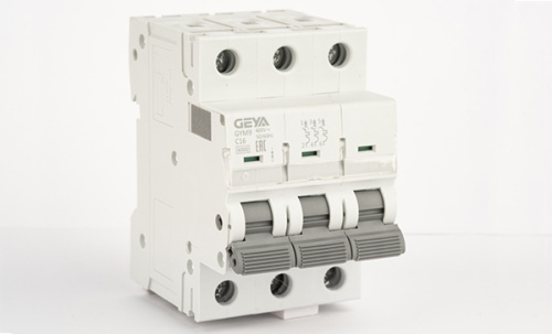 Автоматический выключатель GEYA GYM9-3P-16C, 3P, 16A, хар-ка C, 6kA, 3M Автоматический выключатель GEYA GYM9-3P-16C, 3P, 16A, хар-ка C, 6kA, 3M