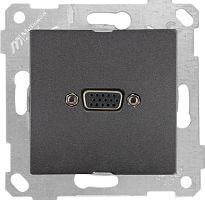 Розетка Mutlusan Rita VGA, дымчатый Розетка Mutlusan Rita VGA, дымчатый