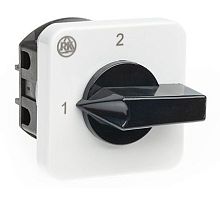 Переключатель Rade Koncar BS 16 69 U, 4P, 20A, тип 1-2 (90°), 4NO на 1_2, 7.5kW(400VAC по АС-23), на дверь, фронт IP40