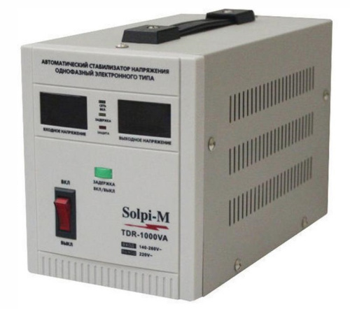 Стабилизатор напряжения Solpi-M однофазный электронно-релейный SOLPI-M TDR-1000ВА