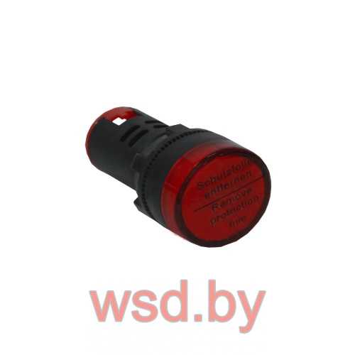 Лампа сигнальная XB2-EV444 красная, неон 220V АТРИОН