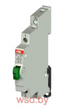 Кнопка E215-16-11D, 1NO+1NC, 16A(250VAC), без фикс., зеленая кнопка, 0,5M ABB