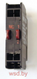 Блок-контакт M22-CKC01,1NC, 6A 230VAC/3A 24VDC,  пружинный зажим, монтаж в корпус M22-I*