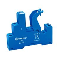 Розетка Finder 9701SMA с металлическим удерживающим зажимом для реле 46.61
