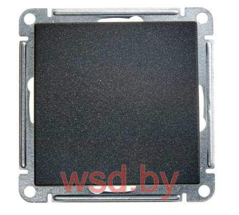 Выключатель 1-клавишный Wessen59 Schneider Electric VS110-154-6-86, Черный бархат