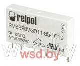Реле RM699BV-3011-85-1024, 1CO, 6A(250VAC), 24VDC, для печатных плат и цоколя, IP64