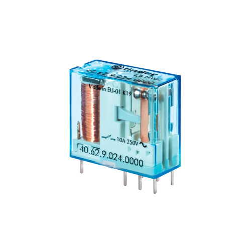 Миниатюрное реле Finder 406290240000, 2CO, 10A(250VAC/30VDC), 24VDC Миниатюрное реле Finder 406290240000, 2CO, 10A(250VAC/30VDC), 24VDC