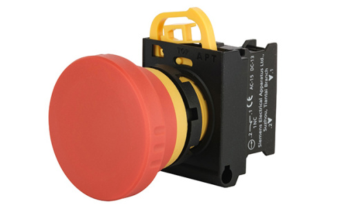 Кнопка аварийной остановки APT PB3E 40mm, разблок. вытягиванием, 1NC, 6A 230VAC/24VDC, 22mm, IP65 Кнопка аварийной остановки APT PB3E 40mm, разблок. вытягиванием, 1NC, 6A 230VAC/24VDC, 22mm, IP65