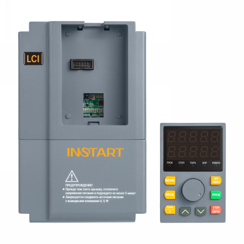 Преобразователь частоты INSTART LCI-G4.0/P5.5-4B, 4.0-5.5кВт, 8.5-13А, 3 ~ 342-440В 50/60Гц±2% фото 2