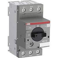 Автоматический выключатель ABB MS116-2.5, Iт.р.=1,6...2,5А, Pдвиг.=0,75кВт, 50кА