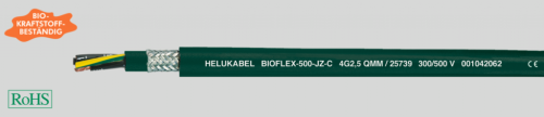 BIOFLEX-500® JZ-C устойчивый к биотопливу, к истиранию, годен для переработки, экологически безопасный, стойкий к биомаслам1), с медным экраном, ЭМС, с разметкой метража 4G2.5 BIOFLEX-500® JZ-C устойчивый к биотопливу, к истиранию, годен для переработки, экологически безопасный, стойкий к биомаслам1), с медным экраном, ЭМС, с разметкой метража 4G2.5