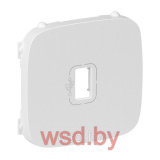 Valena Allure - Лицевая панель для розетки USB 3.0 с подключенным кабелем 15см и разъемом, белая