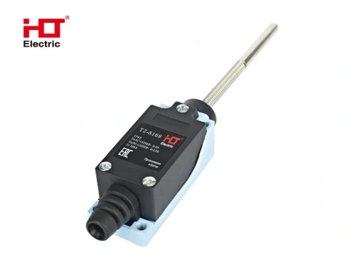 Концевой выключатель TZ-8168 с пружинный стержень IP65 HLT фото 2 Концевой выключатель TZ-8168 с пружинный стержень IP65 HLT фото 2