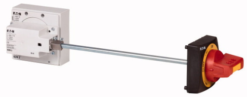Поворотная рукоятка на боковую (Л) стенку шкафа EATON NZM2-XSR-L для LZM2 и NZM2, желто-красная