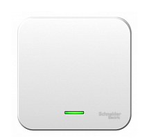 BLANCA Открытой Установки 1-клавишный выключатель с подсветкой, 6А, 250В, БЕЛЫЙ (Schneider Electric) Systeme Electric