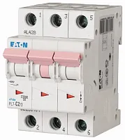 Авт. выключатель EATON PL7-D2/3, 3P, 2A, хар-ка D, 10kA, 3M