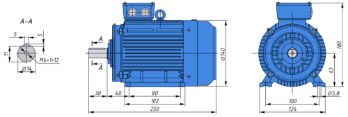АИР63В4 0,37кВт 1500об/мин Электродвигатель IM 1081 (лапы) фото 2 АИР63В4 0,37кВт 1500об/мин Электродвигатель IM 1081 (лапы) фото 2
