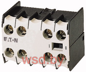 Блок-контакт вспомогательный 04DILE, 4NC, 4A(230VAC), фронтальный монтаж, для DILER-22, DILER-40/31(-G), DILEM-10/01/40(-G)