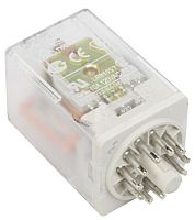 Реле Relpol R15-2013-23-5024-WT, 3CO, 10A(250VAC), 24VAC, мех. инд., тест-кнопка