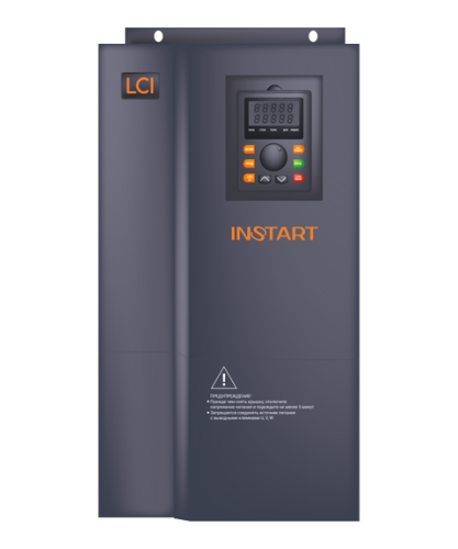 Преобразователь частоты INSTART LCI-G355/P400-4 355кВт 650А 400кВт 754А 3 ~ 380В ± 15% 50/60Гц