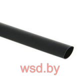 Термоусаживаемая трубка черная 4,5/2 для провода d=2,1...3,6мм
