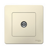 BLANCA Скрытой Установки КОННЕКТОР ТВ, МОЛОЧНЫЙ (Schneider Electric) Systeme Electric