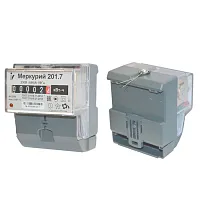 Счетчик электроэнергии 1-фазный "Меркурий 201.7" 230В, 5(60) А