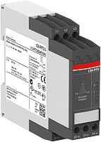 Реле контроля фаз ABB CM-PFS.S, 3-фазн. 200...500VAC(L-L) 0.6xUn обрыв L черед. tвкл=0.5s 2CO (3A-AC15) LED 22.5mm