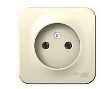 BLANCA Открытой Установки РОЗЕТКА без заземления без шторок, 16А, 250В, МОЛОЧНЫЙ (Schneider Electric) Systeme Electric