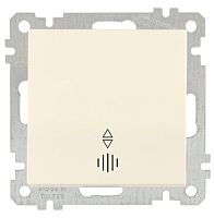 Переключатель с подсветкой Mutlusan, пружинные зажимы, слоновая кость Переключатель с подсветкой Mutlusan, пружинные зажимы, слоновая кость