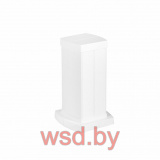 Мини-колонна 0,3m, 4 секции, корпус и крышка из ПВХ, цвет белый