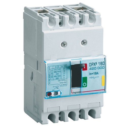 Авт. выключатель DPX3 250/160A 3P 25kA, ТМ, It=0,8_1In, Ie=5_10In Legrand