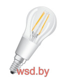 Лампа светодиодная LEDSCLB40GD 4,5W/827 230V FILE144X1 OSRAM