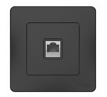 BLANCA Скрытой Установки Розетка телефонная RJ11, АНТРАЦИТ (Schneider Electric) Systeme Electric