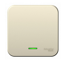 BLANCA Открытой Установки 1-клавишный Переключатель с подсветкой с изолированной пластиной, 10А, 250B, МОЛОЧНЫЙ (Schneider Electric) Systeme Electric