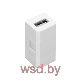 Розетка сменная модульная USB, для блока OR-GM-9015/W, белый