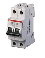 Автоматический выключатель ABB S202P-C1 2P C 1A 25kA 2M