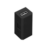 Розетка сменная модульная USB, для блока OR-GM-9015/B, черный