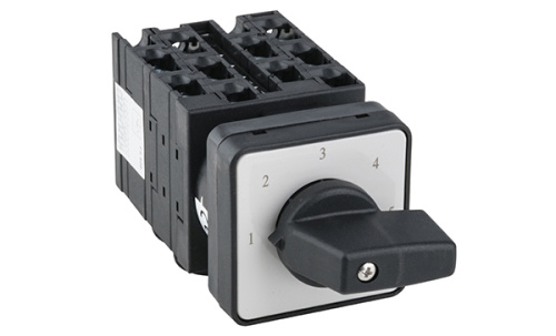 Переключатель Kripal UKT0-5-8252/E, 2P, 20A, тип 1-2-3-4-5, 2NO на 1_5, на дверь, фронт IP65