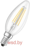 Лампа светодиодная LEDSCLB40 4W/840 230V FIL E14 5X2 OSRAM