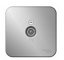 BLANCA Открытой Установки КОННЕКТОР ТВ, АЛЮМИНИЙ (Schneider Electric) Systeme Electric