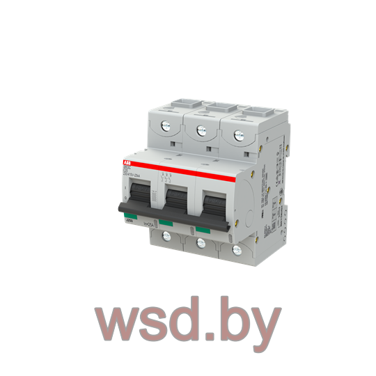 Автоматический выключатель SH203-C16, 3p, 16A, тип C, 6 kA, ABB