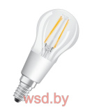 Лампа светодиодная LEDSCLP40GD 4,5W/827 230V FILE144X1 OSRAM