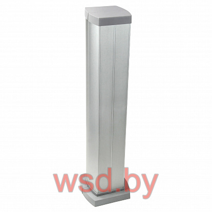 Мини-колонна 0,68m, 4 секции, корпус и крышка из алюминия, цвет алюминий