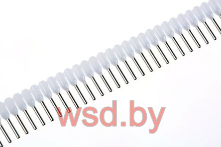 Каб. наконечник H0,5/14D W BD белый 0,5мм2, упаковка 500шт., 10 лент по 50шт.