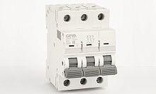 Автоматический выключатель GEYA GYM9-3P-10D, 3P, 10A, хар-ка D, 6kA, 3M