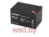 Батарея аккумуляторная Acumax AML12-12, 12V/12Ah, 95(101)x151x98 HxLxW, 3.8kg, 10-12лет