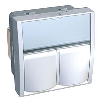 РОЗЕТКА ACTASSI S-ONE 2XRJ45 CAT 5E Экранированная ALTIRA