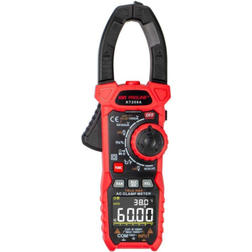 Токовые клещи цифровые KT 208A "PROLINE" (КВТ)